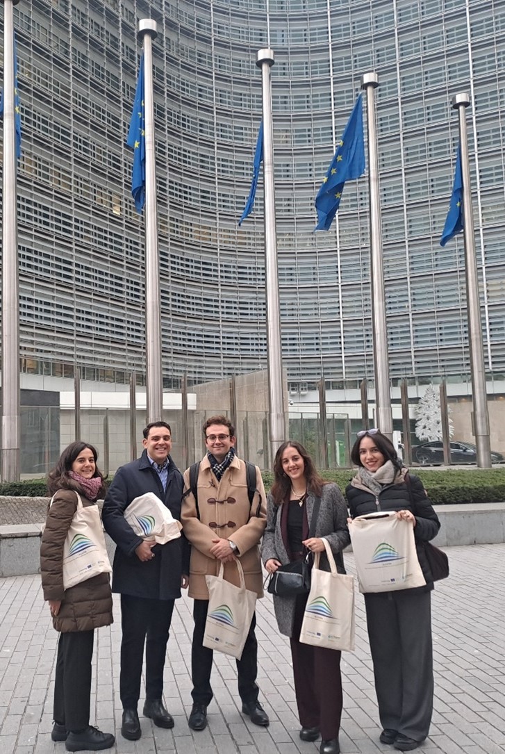 Le Conseil des jeunes à Bruxelles, le 15 novembre 2024, lors de l’évènement Youth for Future Cooperation.
