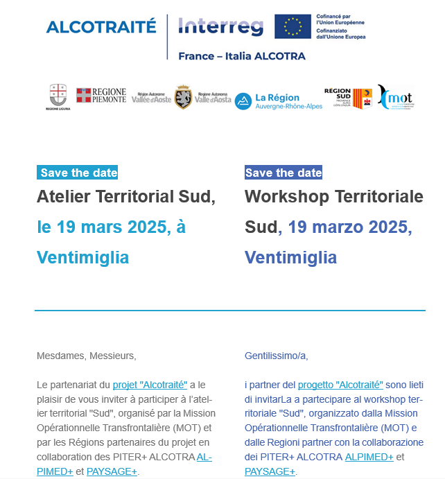 [Projet Alcotraité] Atelier Territorial "Sud"