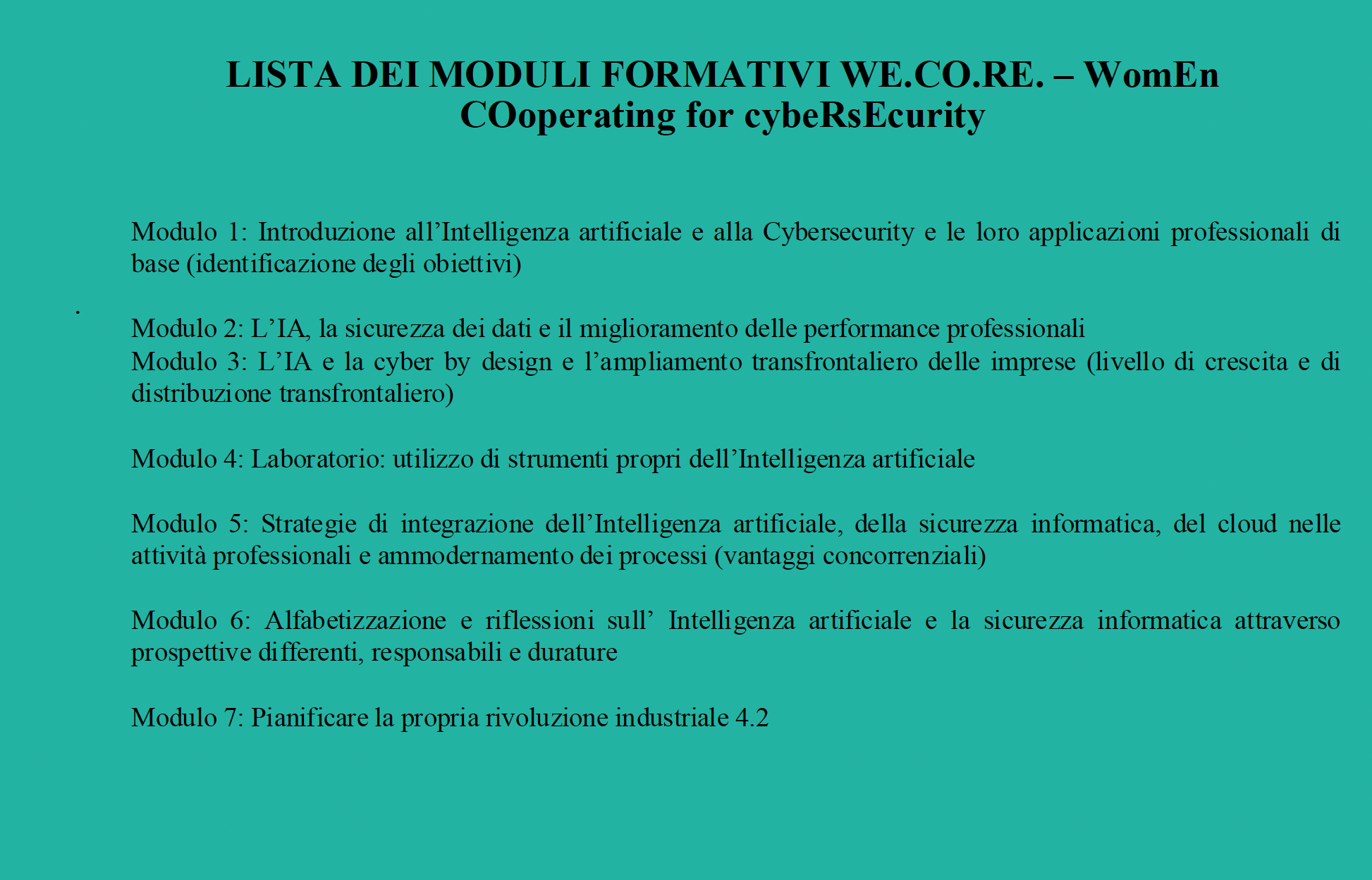 programme
