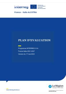 Plan d’évaluation du programme ALCOTRA 2021-2027